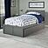 Orlando Twin Platform Bed w/Footboard & Twin Trundle by Atlantic