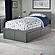 Orlando Twin Platform Bed w/Footboard & Set of 2 Storage Drawers by Atlantic