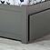 Orlando Twin Platform Bed w/Footboard & Set of 2 Storage Drawers by Atlantic