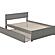 Orlando Full Platform Bed w/Footboard & Full Trundle by Atlantic