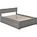 Orlando Full Platform Bed w/Footboard & Set of 2 Storage Drawers by AFI Furnishings