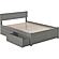 Orlando Full Platform Bed w/Footboard & Set of 2 Storage Drawers by AFI Furnishings