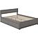 Orlando King Platform Bed w/Footboard & Set of 2 Storage Drawers by Atlantic