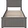 Nantucket Twin Platform Bed w/Matching Footboard & Twin Trundle by Atlantic