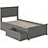 Nantucket Twin Platform Bed w/Matching Footboard & Set of 2 Storage Drawers by Atlantic