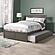 Nantucket Full Platform Bed w/Footboard & Twin Trundle by Atlantic