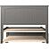 Nantucket Full Platform Bed w/Footboard & Full Trundle by Atlantic