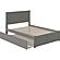 Nantucket Full Platform Bed w/Footboard & Full Trundle by Atlantic