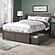 Nantucket Full Platform Bed w/Footboard & Set of 2 Storage Drawers by Atlantic