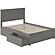 Nantucket Full Platform Bed w/Footboard & Set of 2 Storage Drawers by Atlantic