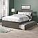 Nantucket Full Platform Bed w/Matching Footboard & Twin Trundle by Atlantic