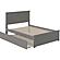 Nantucket Full Platform Bed w/Matching Footboard & Twin Trundle by Atlantic