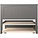 Nantucket Full Platform Bed w/Matching Footboard & Full Trundle by Atlantic