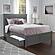 Nantucket Queen Platform Bed w/Footboard & Set of 2 Storage Drawers by Atlantic