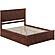 Nantucket Queen Platform Bed w/Matching Footboard & Twin XL Trundle by Atlantic