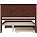 Nantucket Queen Platform Bed w/Matching Footboard & Twin XL Trundle by Atlantic