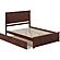 Nantucket Queen Platform Bed w/Matching Footboard & Twin XL Trundle by Atlantic