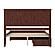 Nantucket Queen Platform Bed w/Matching Footboard & Set of 2 Storage Drawers by Atlantic