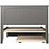 Nantucket King Platform Bed w/Footboard & Twin XL Trundle by Atlantic