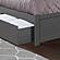 Nantucket King Platform Bed w/Footboard & Set of 2 Storage Drawers by Atlantic