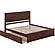 Nantucket King Platform Bed w/Matching Footboard & Twin XL Trundle by Atlantic