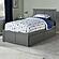 Madison Twin XL Platform Bed w/Footboard & Set of 2 Storage Drawers by Atlantic