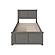 Madison Twin XL Platform Bed w/Matching Footboard & Set of 2 Storage Drawers by Atlantic