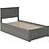 Madison Twin Platform Bed w/Footboard & Twin Trundle by Atlantic