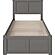 Madison Twin Platform Bed w/Footboard & Twin Trundle by Atlantic
