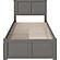 Madison Twin Platform Bed w/Footboard & Set of 2 Storage Drawers by Atlantic