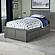 Madison Twin Platform Bed w/Matching Footboard & Set of 2 Storage Drawers by Atlantic