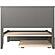 Madison Full Platform Bed w/Footboard & Twin Trundle by Atlantic