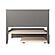 Madison Full Platform Bed w/Matching Footboard & Twin Trundle by Atlantic