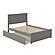Madison Full Platform Bed w/Matching Footboard & Full Trundle by Atlantic