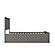 Madison Full Platform Bed w/Matching Footboard & Full Trundle by Atlantic