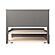 Madison Full Platform Bed w/Matching Footboard & Full Trundle by Atlantic