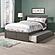 Madison Queen Platform Bed w/Footboard & Twin XL Trundle by Atlantic