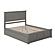 Madison Queen Platform Bed w/Matching Footboard & Twin XL Trundle by Atlantic