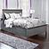 Madison Queen Platform Bed w/Matching Footboard & Set of 2 Storage Drawers by Atlantic