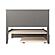 Madison King Platform Bed w/Footboard & Twin XL Trundle by Atlantic