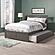 Madison King Platform Bed w/Footboard & Twin XL Trundle by Atlantic
