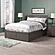 Madison King Platform Bed w/Footboard & Twin XL Trundle by Atlantic
