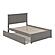 Madison King Platform Bed w/Footboard & Twin XL Trundle by Atlantic