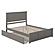 Madison King Platform Bed w/Matching Footboard & Twin XL Trundle by Atlantic