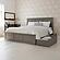 Madison King Platform Bed w/Matching Footboard & Set of 2 Storage Drawers by Atlantic
