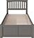 Mission Twin XL Platform Bed w/Footboard & Set of 2 Storage Drawers by Atlantic