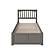Mission Twin Platform Bed w/Footboard & Twin Trundle by Atlantic