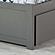 Mission Twin Platform Bed w/Footboard & Twin Trundle by Atlantic