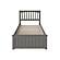 Mission Twin Platform Bed w/Matching Footboard & Twin Trundle by Atlantic