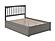 Mission Full Platform Bed w/Footboard & Twin Trundle by Atlantic
